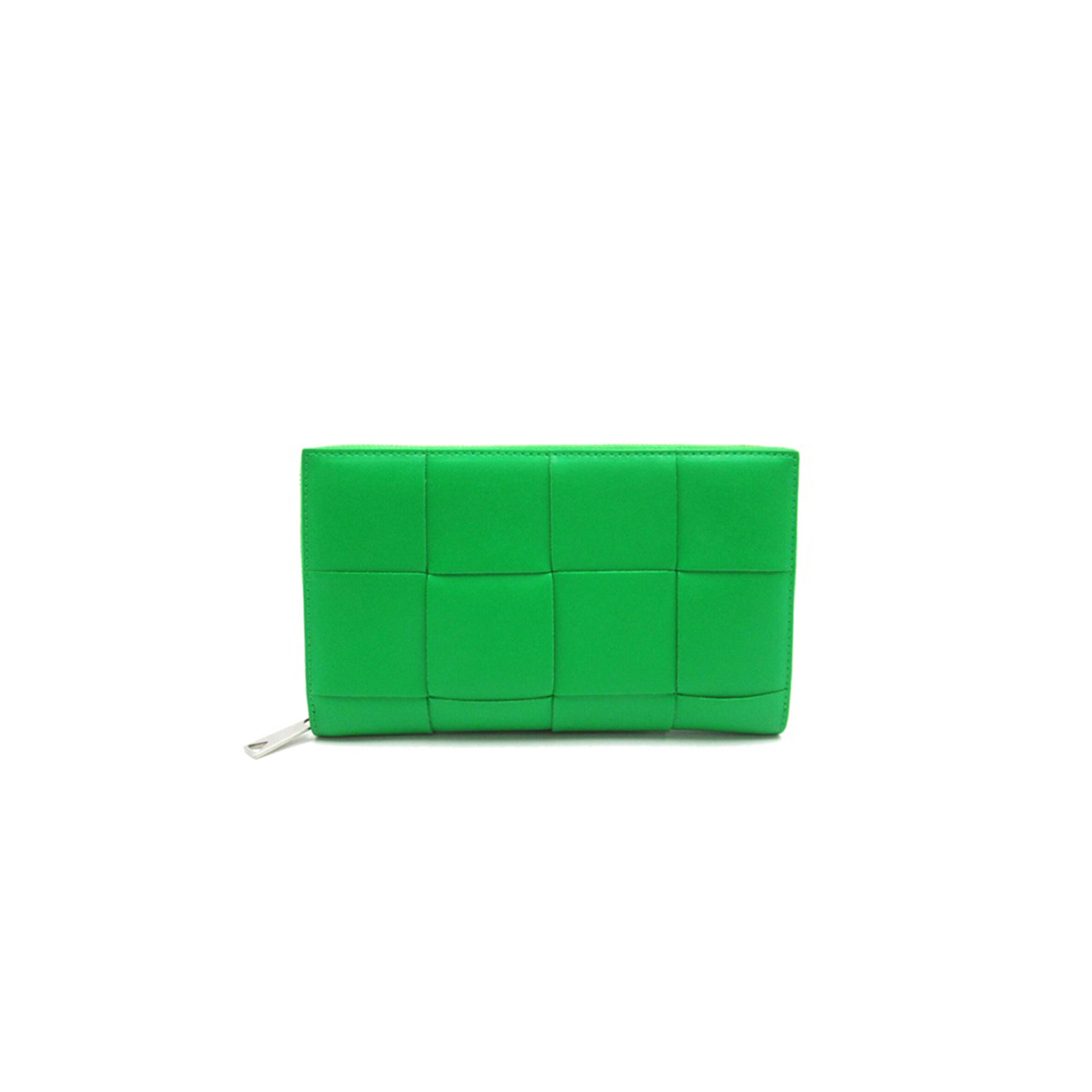BOTTEGA VENETA CASSETTE ZIP AROUND WALLET 814649 (19*11.4*2cm)